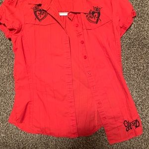 Harley Davidson button down